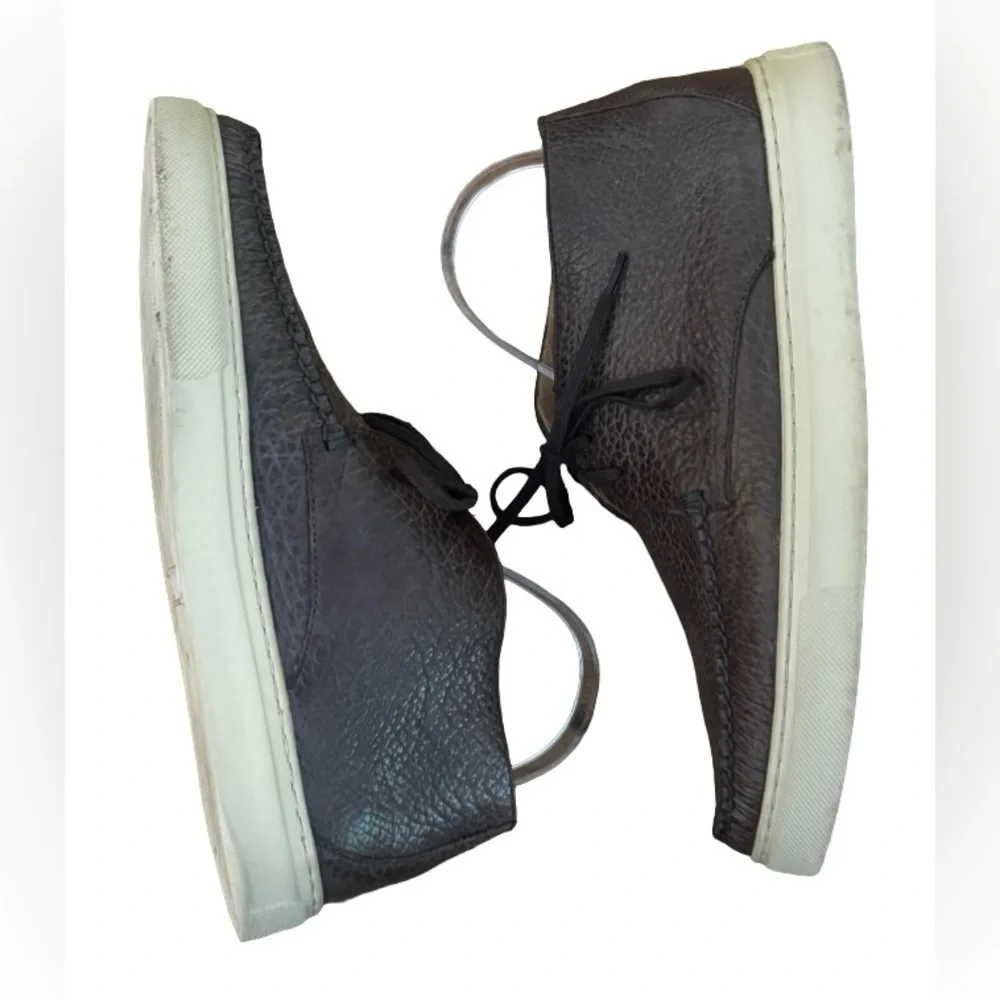 Peter Millar Leather Chukka Sneakers lace up ankl boots MN 9.5 preppy old money